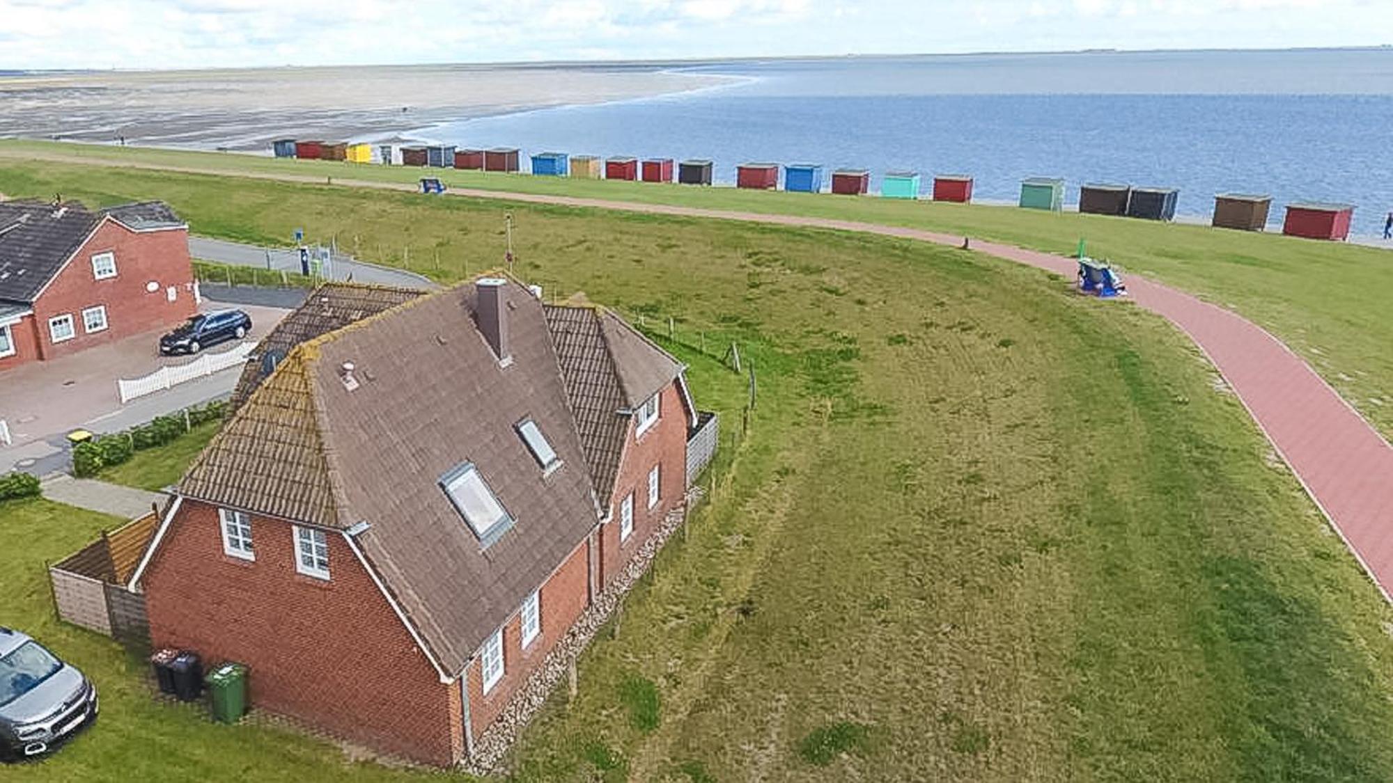 Direkt Am Deich - Ferienwohnung Oland Im Gaestehaus Am Badedeich Dagebüll Kültér fotó